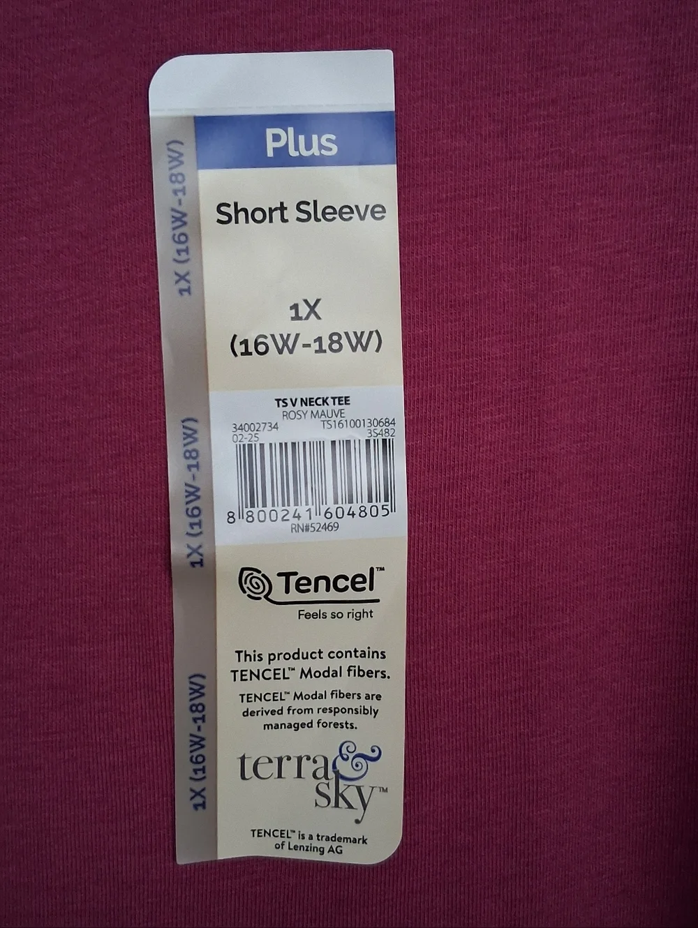 Terra & Sky Plus Size Tee NWT - Picture 5 of 5
